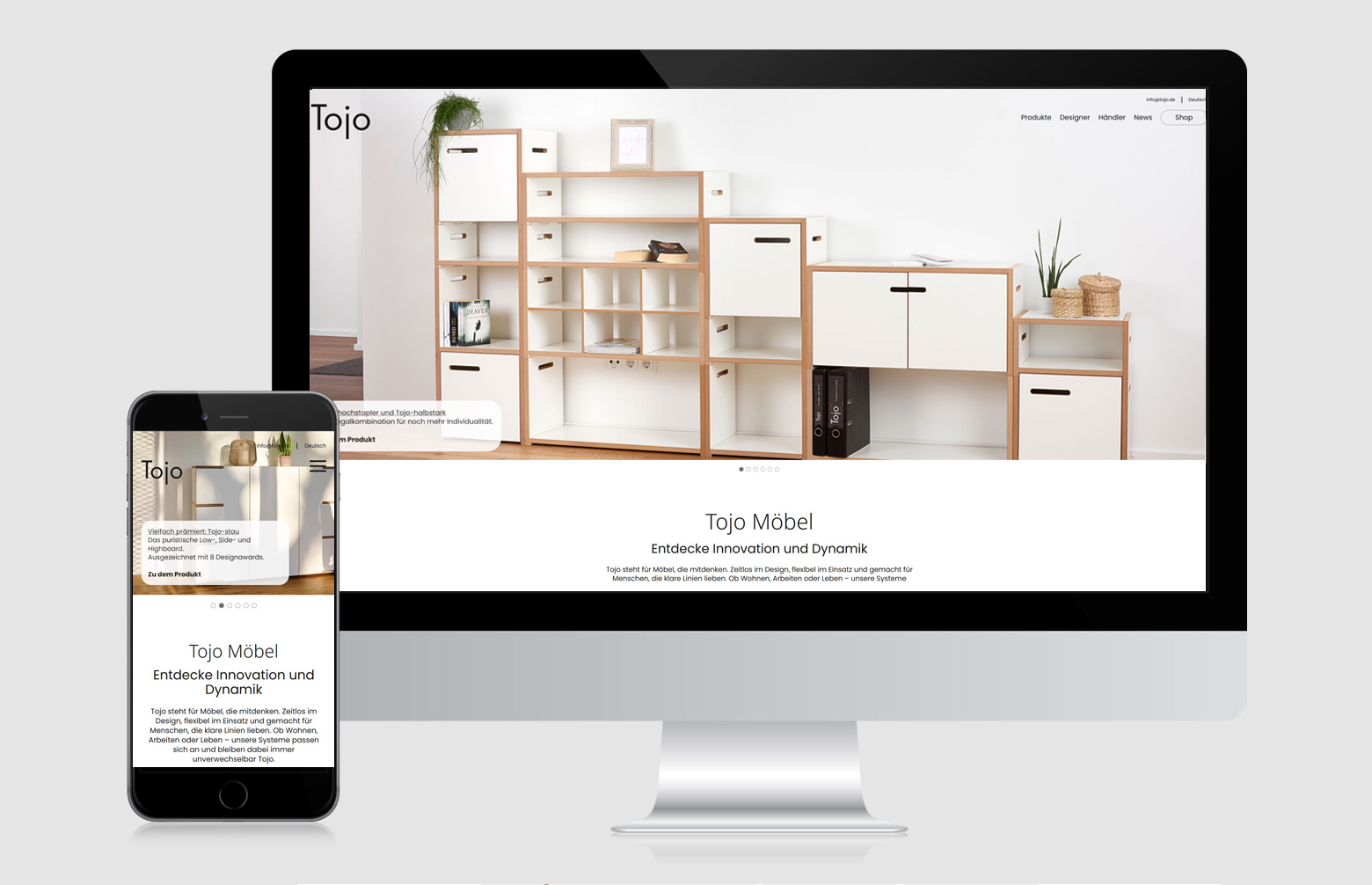 TYPO3 Webreferenz tojo Möbel 